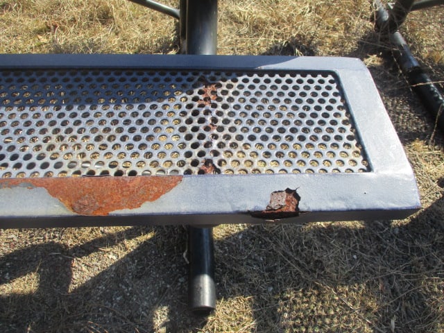 "FURMAN" and "PALADINS" Custom Iron Outdoor Benches - 8
