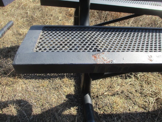 "FURMAN" and "PALADINS" Custom Iron Outdoor Benches - 7