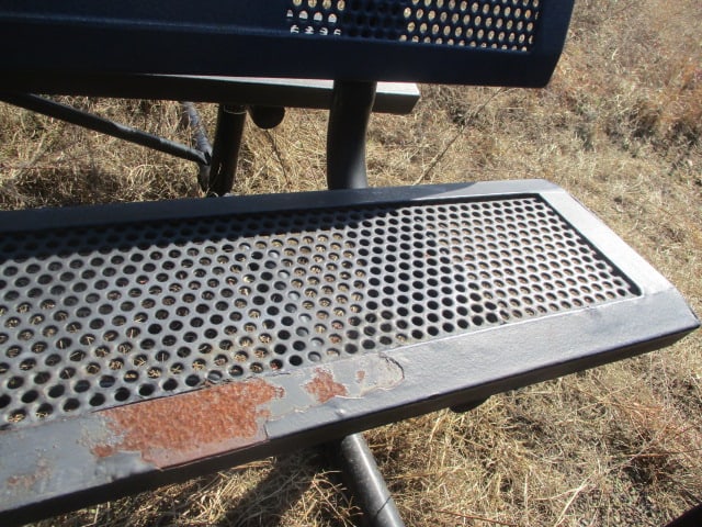 "FURMAN" and "PALADINS" Custom Iron Outdoor Benches - 9