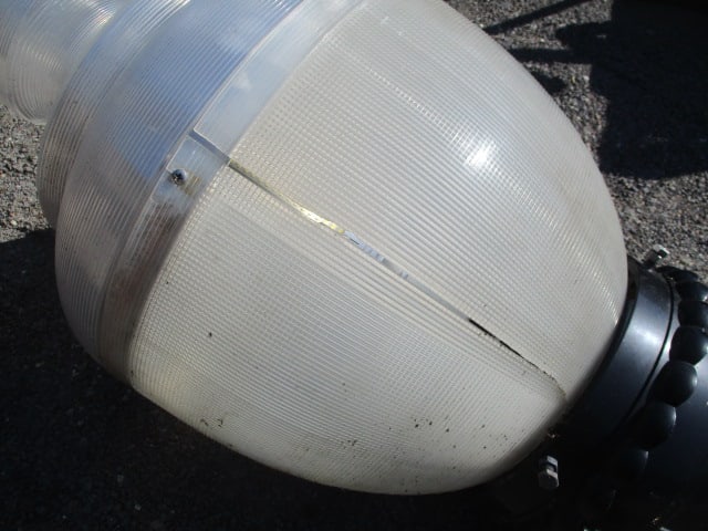 Hadco Black Cast Aluminum Pole Lamp with LED Light - 10