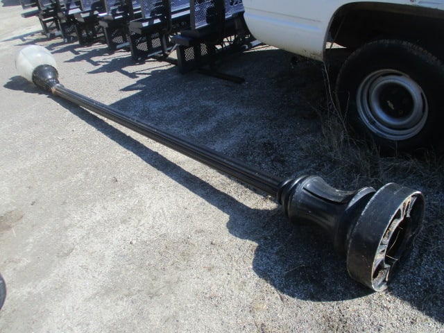 Hadco Black Cast Aluminum Pole Lamp with LED Light: Pole 148" tall, Lens assembly 40"h, uses LED screw-in bulb, some scuffs to finish, see pictures and preview, Local Pickup Only