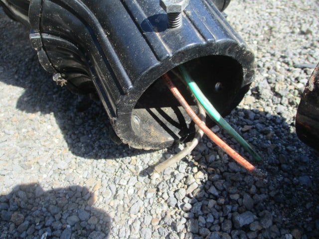 Hadco Black Cast Aluminum Pole Lamp with LED Light - 9