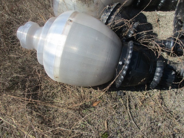 Hadco Black Cast Aluminum Pole Lamp with LED Light - 7