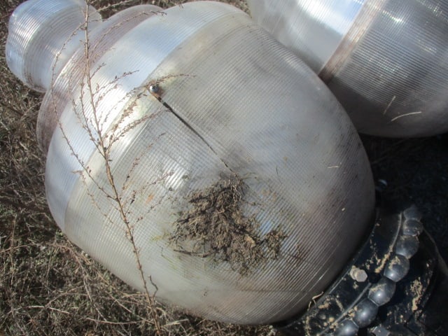 Hadco Black Cast Aluminum Pole Lamp with LED Light - 9