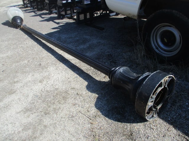 Hadco Black Cast Aluminum Pole Lamp with LED Light: Pole 148" tall, Lens assembly 40"h, uses LED screw-in bulb, some scuffs to finish, see pictures and preview, Local Pickup Only 