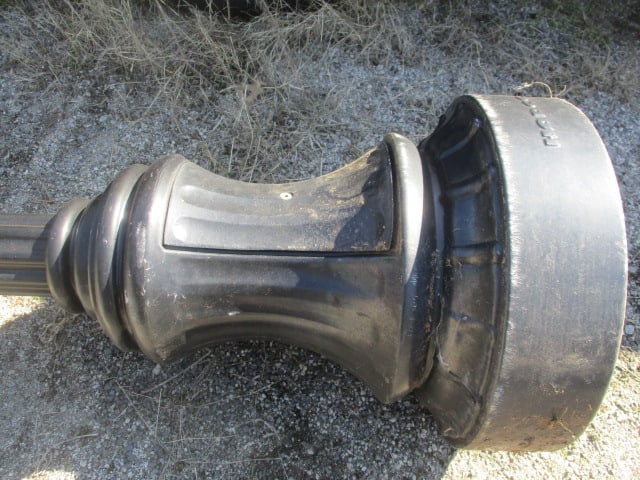 Hadco Black Cast Aluminum Pole Lamp with LED Light - 4