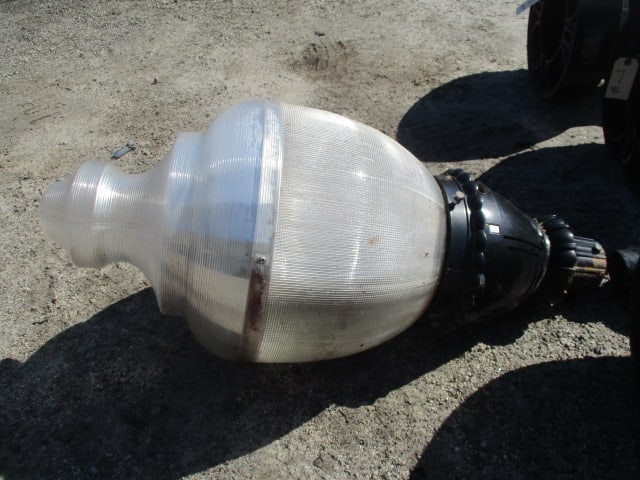 Hadco Black Cast Aluminum Pole Lamp with LED Light - 8