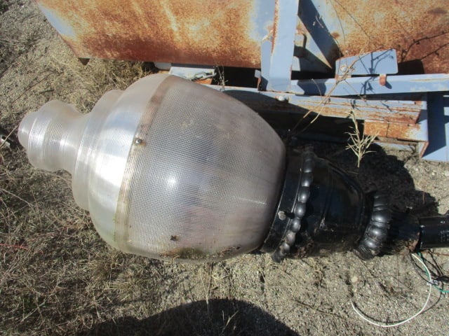 Hadco Black Cast Aluminum Pole Lamp with LED Light - 10