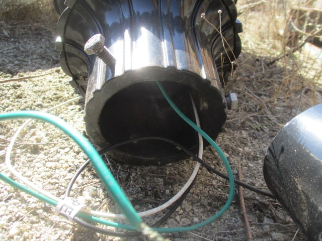 Hadco Black Cast Aluminum Pole Lamp with LED Light - 9