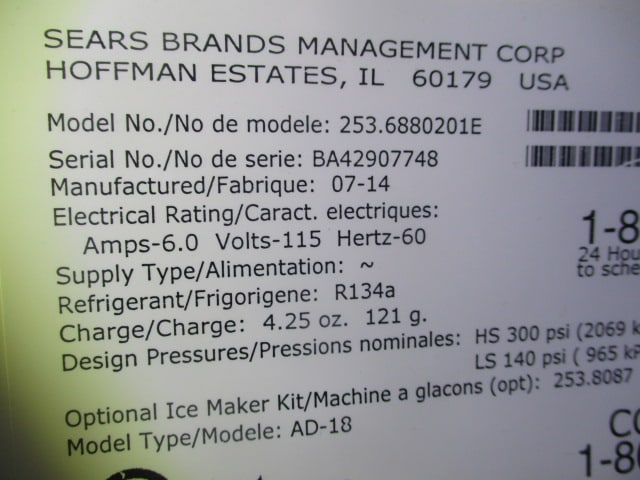 Kenmore White Top Mount Refrigerator - 9