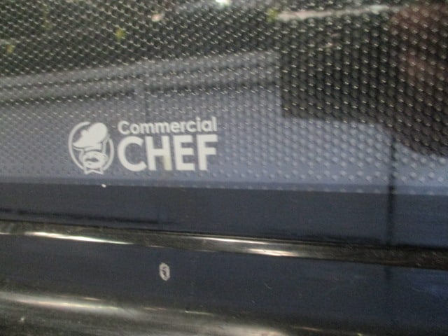 Black Commercial Chef 1100 Watt Microwave - 3