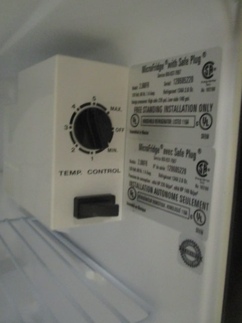 Micro Fridge Compact Refrigerator/Microwave Combo with Safe Plug - 8