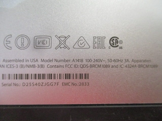 Apple A1418 iMac All-in-One Desktop - 7