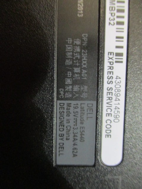 Dell Latitude E5440 Laptop with Power Cord - 5