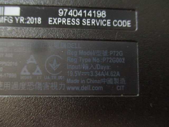 Dell Latitude 5490 Laptop with Power Cord - 5