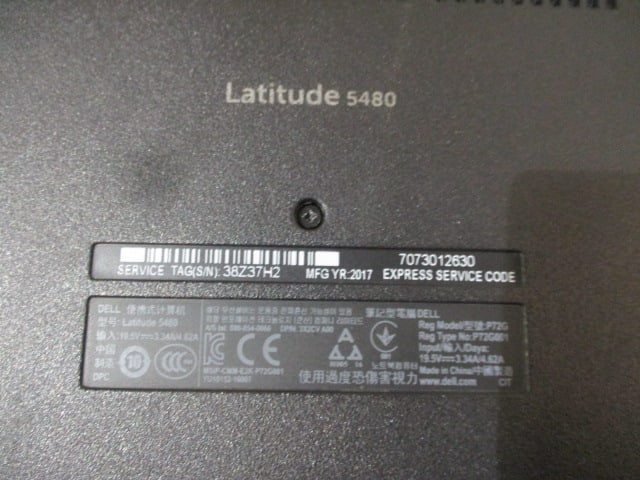 Dell Latitude 5480 Laptop with Power Cord - 4