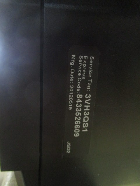 Dell Optiplex 790 CPU, 17" Monitor, Keyboard, Mouse and Power Cords - 8