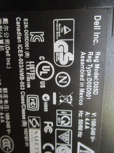 Dell Optiplex 790 CPU, 17" Monitor, Keyboard, Mouse and Power Cords - 9