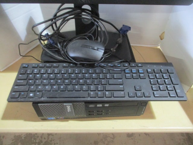 Dell Optiplex 7020 CPU, 23" Monitor, Keyboard, Mouse and Power Cords - 2