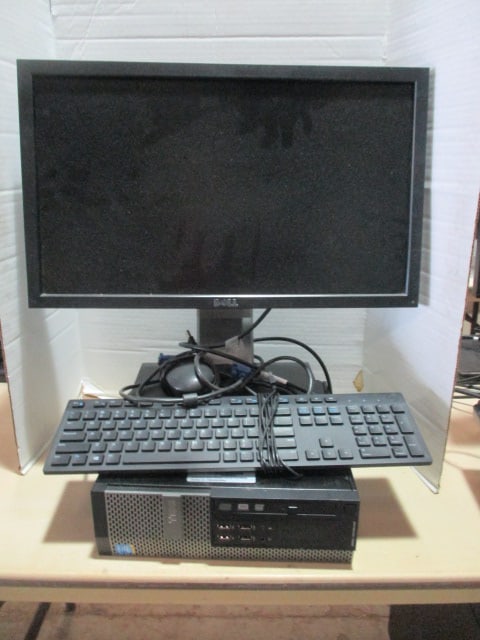 Dell Optiplex 7020 CPU, 21" Monitor, Keyboard, Mouse and Power Cords (1 of 9)