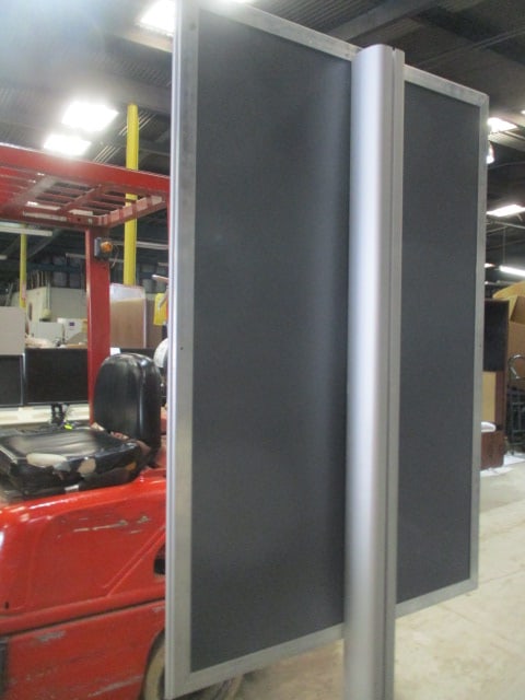 Display2Go Aluminum Event Message Stand - 4