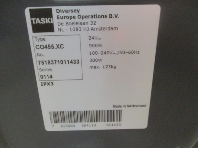 Taski Swingo 455 Compact Scrubber Dryer - 7