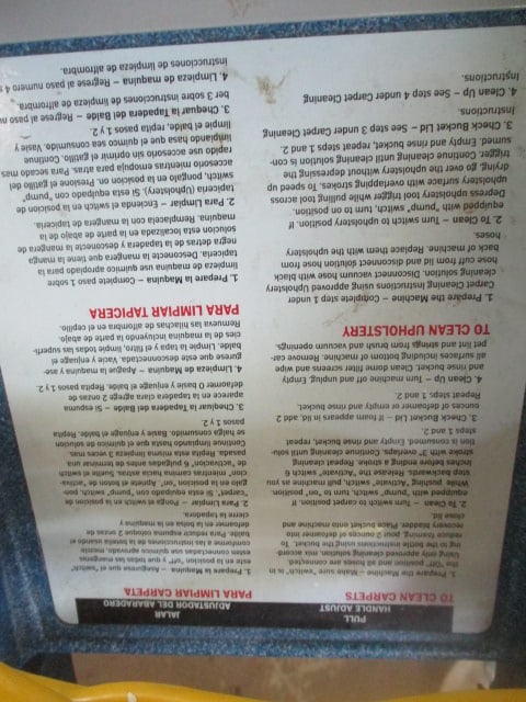 Fivestar Edic Upholstery/Carpet Cleaner - 8