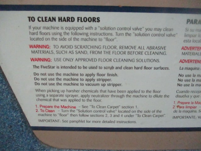 Fivestar Edic Upholstery/Carpet Cleaner - 9