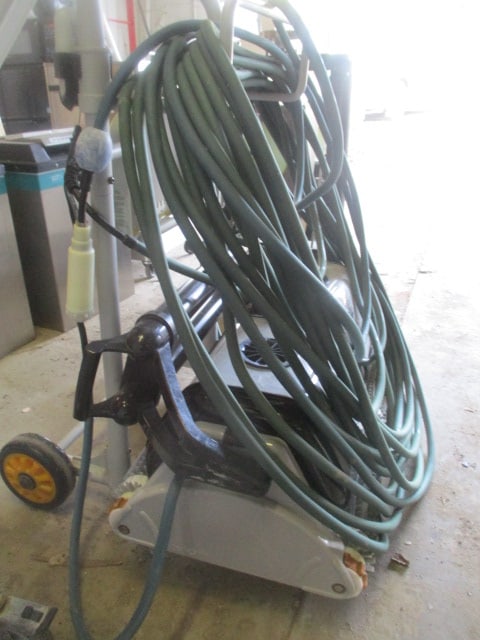 Dolphin C6 Plus Pool Cleaner on Dolly with Hose - 5