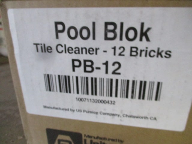12 New Old Stock Pool Blok Tile & Concrete Cleaner Bricks - 3