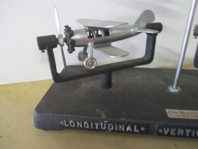 Chicago Apparatus Co. Longitudinal/Vertical/Lateral 3-Axis Aircraft Stability/Motion - 3