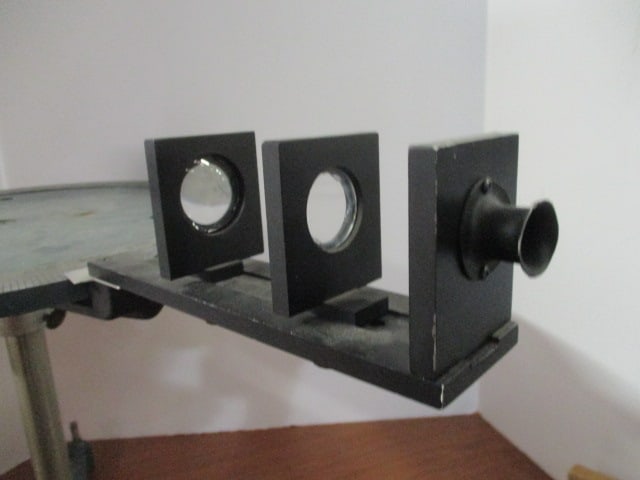 CENCO Optical Spectrometer Laboratory Rotation Table with Lenses - 4