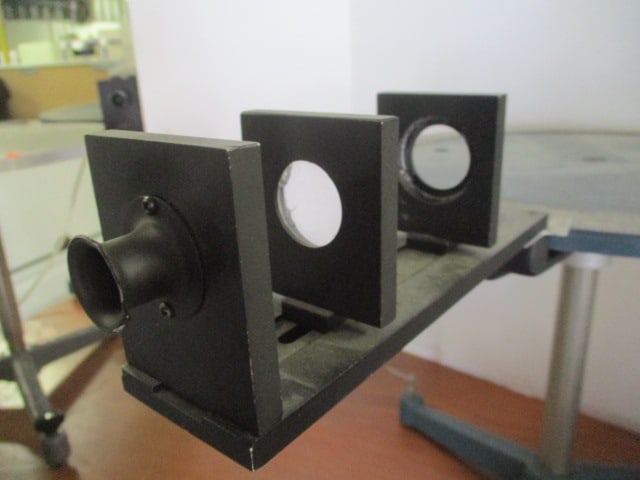 CENCO Optical Spectrometer Laboratory Rotation Table with Lenses - 4