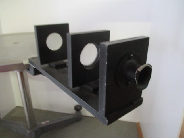 CENCO Optical Spectrometer Laboratory Rotation Table with Lenses - 4