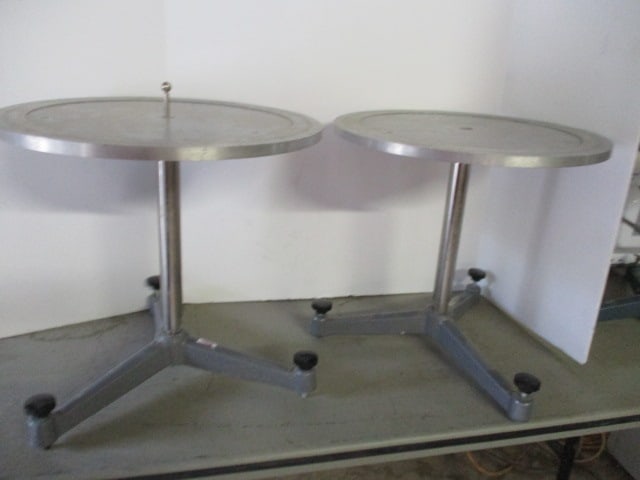 Two CENCO Optical Spectrometer Laboratory Rotation Tables: .