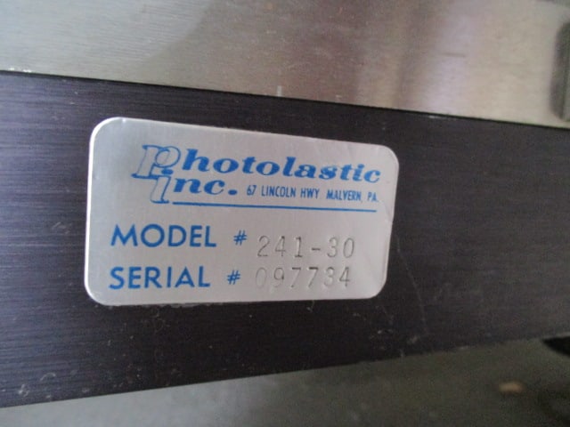 Photolastic Inc. Model 241-08 Photoelastic Stress Analysis Instrument - 12
