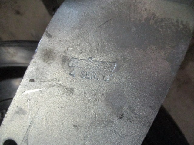 Heavy Duty Red Plastic Cart Bin with Colson 8" Heavy Duty Scaffolding Wheels - 10