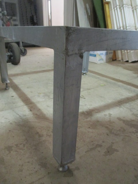 Painted Silver Heavy Steel Frame Stand - 3