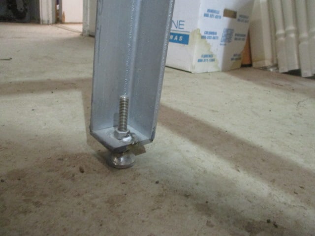 Painted Silver Heavy Steel Frame Stand - 5