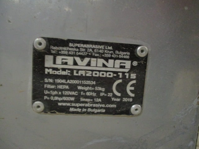 Lavina Model LA2000-115 Portable Filtration Unit - 8
