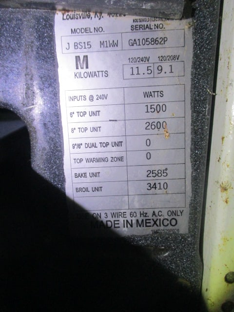 GE Electric Coil Eye Stove - 10