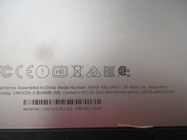 Apple A1418 iMac All-in-One Desktop - 7