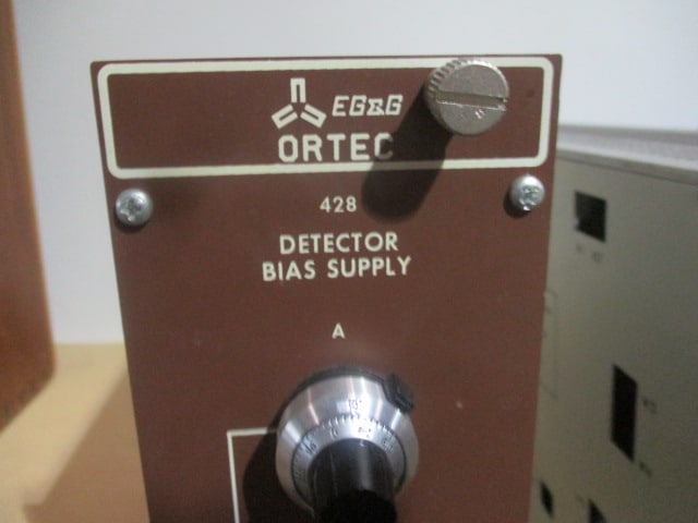 Ortec 428 Detector Bias Supply, 575A Amplifier and 850 Quad Scale - 2
