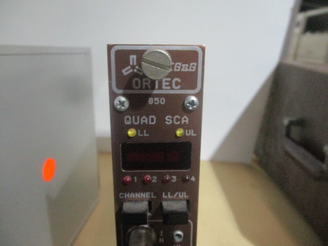 Ortec 428 Detector Bias Supply, 575A Amplifier and 850 Quad Scale - 6