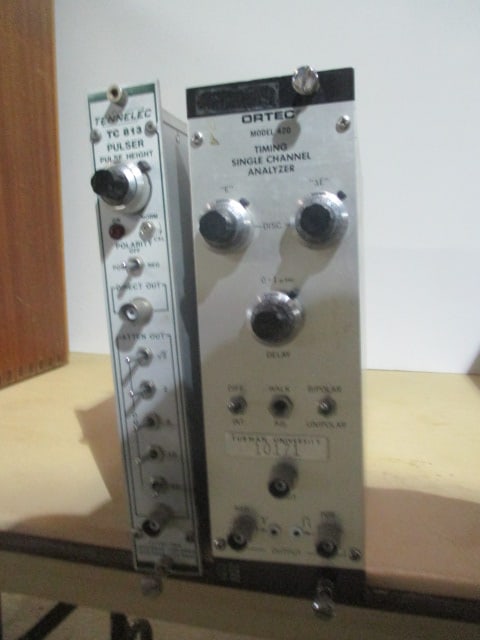 Ortec 428 Detector Bias Supply, 575A Amplifier and 850 Quad Scale - 8