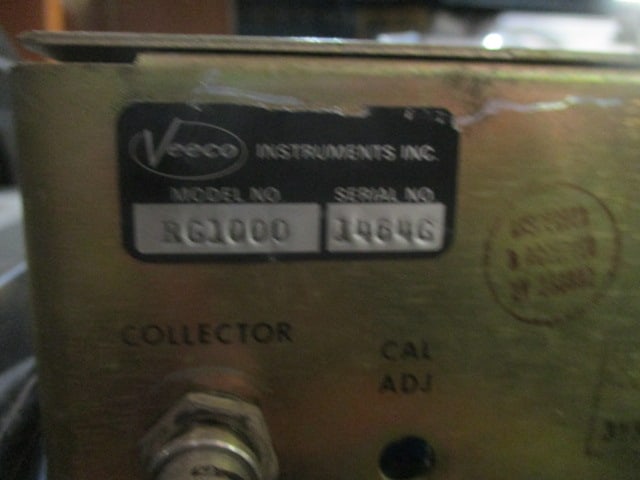 Veeco Instruments RG 1000 Ionization Gauge - 5