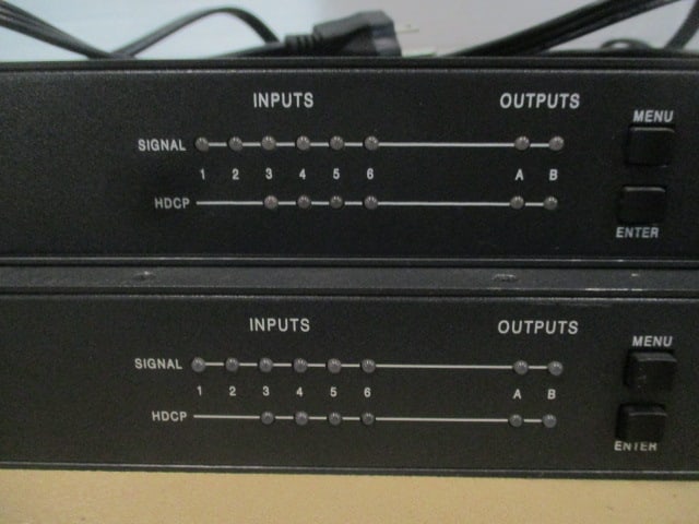Two Extron Model IN1606 Scaling Presentation Switchers - 3