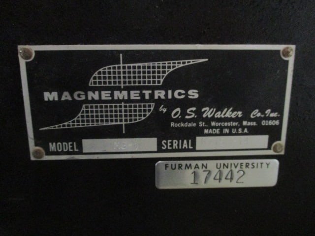 O.S Walker Magnemetrics MG-1 Gaussmeter - 6