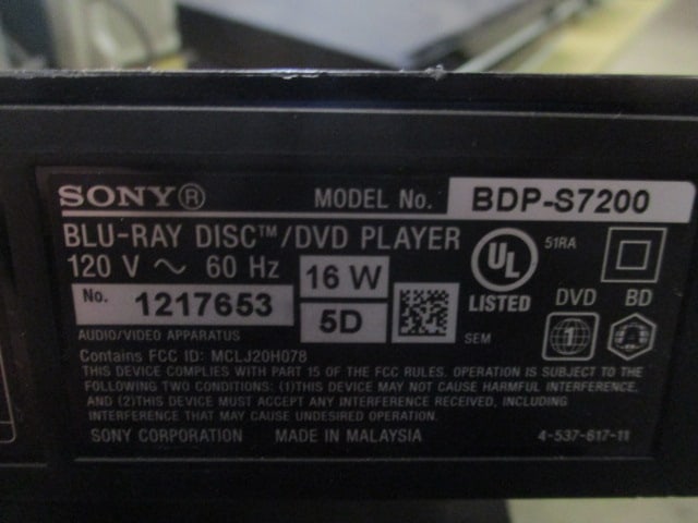 Two Sony Blu-Ray Players - 5