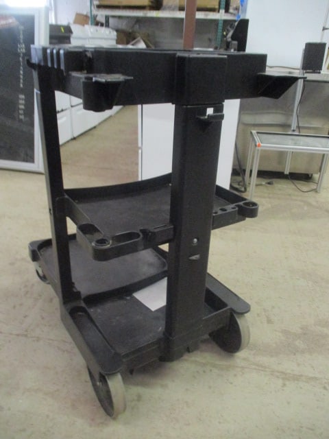 Black Heavy Duty Plastic Utility Cart - 2